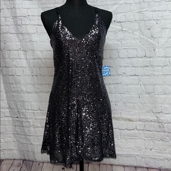 NWT Free People “Gold Rush” Mini Dress XS - Picture 9 of 16